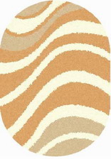 Ковер SHAGGY ULTRA_s607, 1*4, OVAL, BEIGE